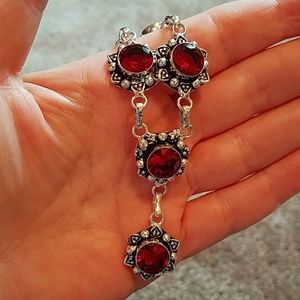 Garnet necklace